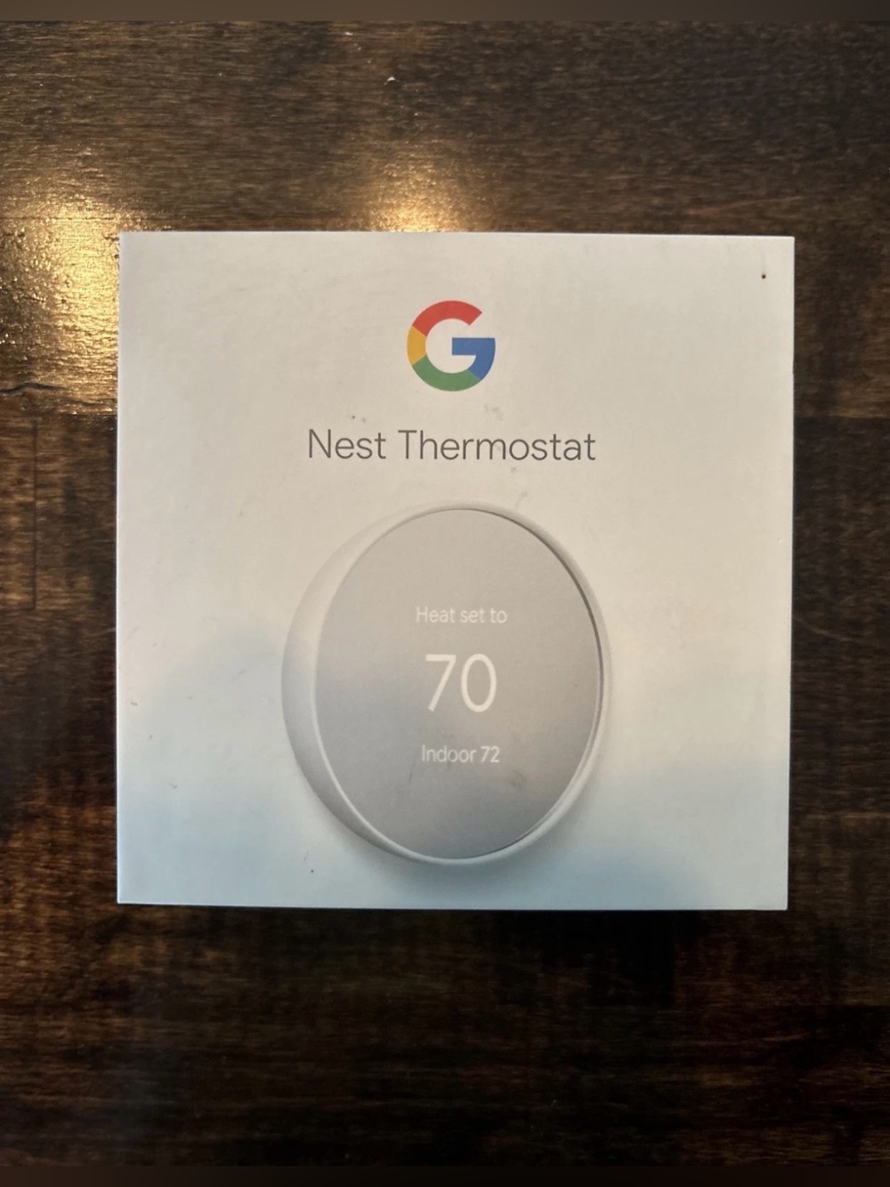 Google Nest Smart Thermostat, Snow - GA01334-US (Open Box/New)
